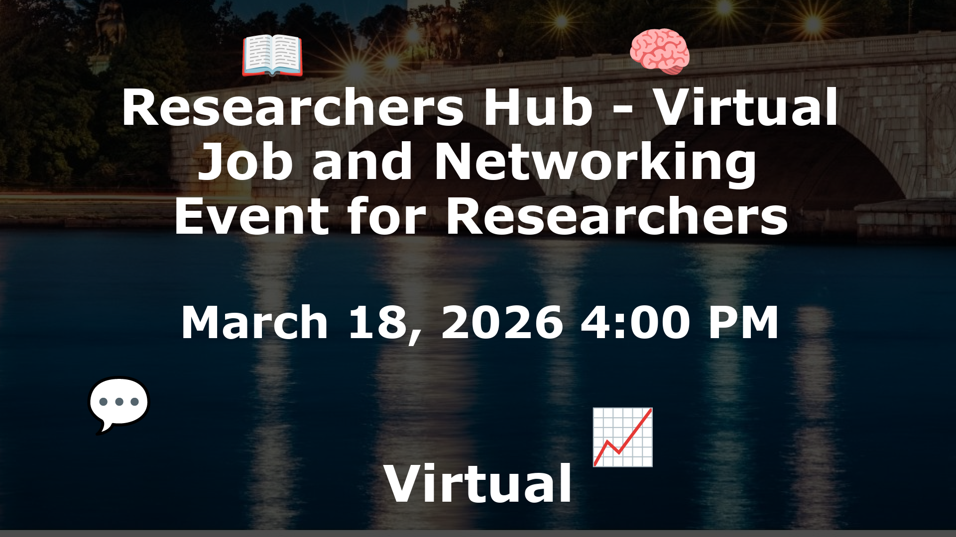 Researchers Hub - Virtual Job and Networking Event for Researchers event image